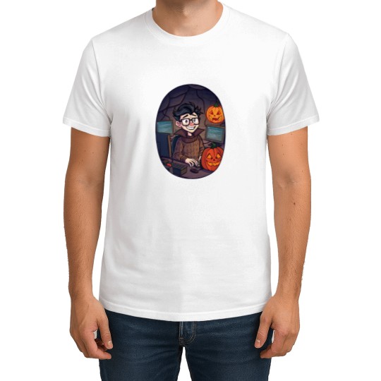 Discover halloweens computer Geek 2 T-Shirts