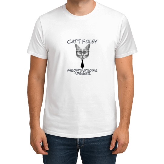 Discover CHRIS FARLEY - MATT FOLEY Catt Foley Meowtivational Speaker funnys T-Shirts