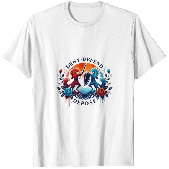 Discover Deny - Defend - Depose T-Shirts