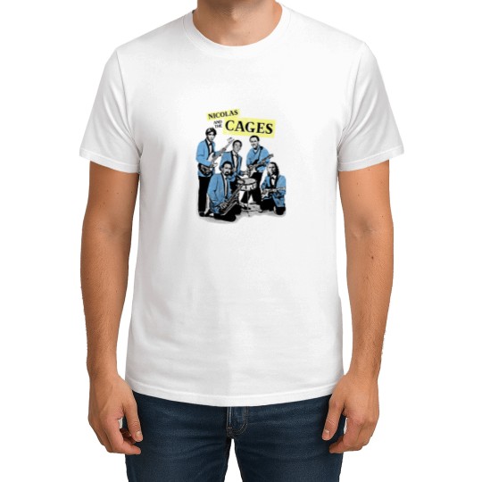 Discover Nicolas And The Cages (Nic Cage Bands Shirt) T-Shirts