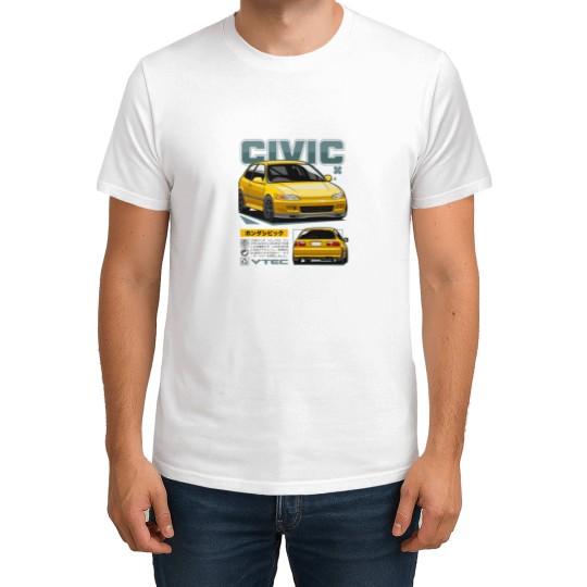 Discover Civic EG JDM T-Shirts