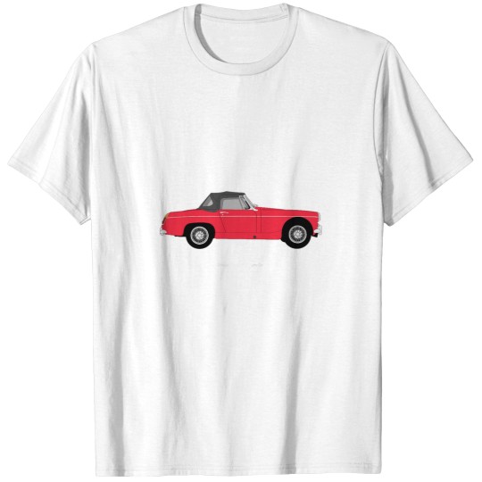Discover MG Midget Austin Healey sprites Mk2 - red car T-Shirts