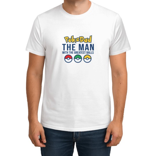 Discover Personalized PokeDad Gotta Em' All, Dad With Kids , Father's Day, Happy Father's Day T-Shirts
