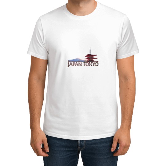 Discover Tokyo Japan Mount Fuji red Chureito Pagoda Souvenir T-Shirts