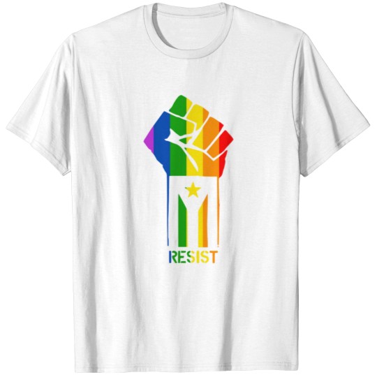 Discover LGBT Resist Fist T-Shirts