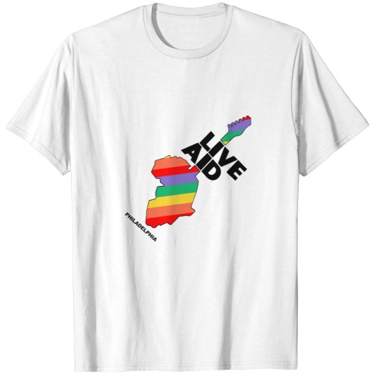 Discover New Vintage Live Aid 1985 Philadelphia Concert T-Shirts