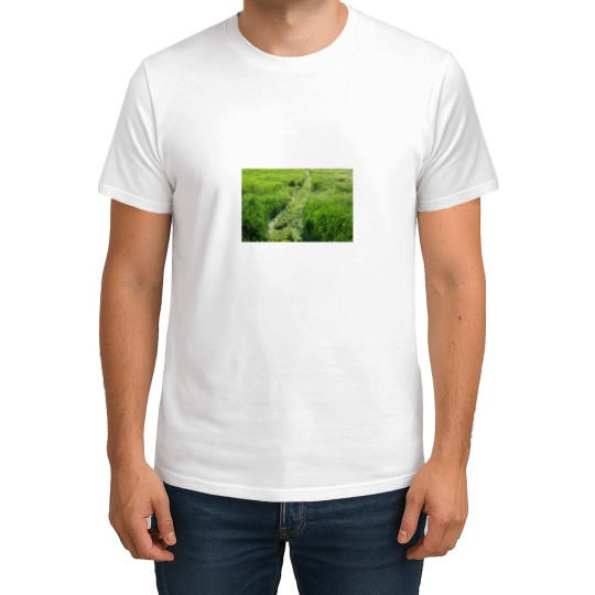 Discover Beautiful Greens grass field Long -2 T-Shirts