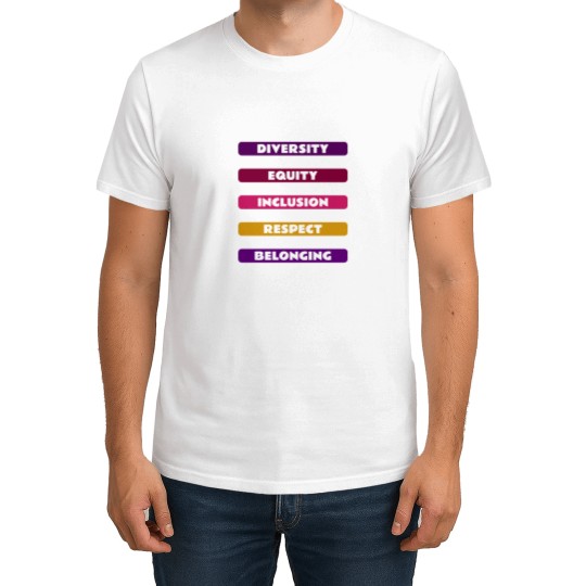 Discover Diversity Equity Inclusion Respect Belonging Pack T-Shirts