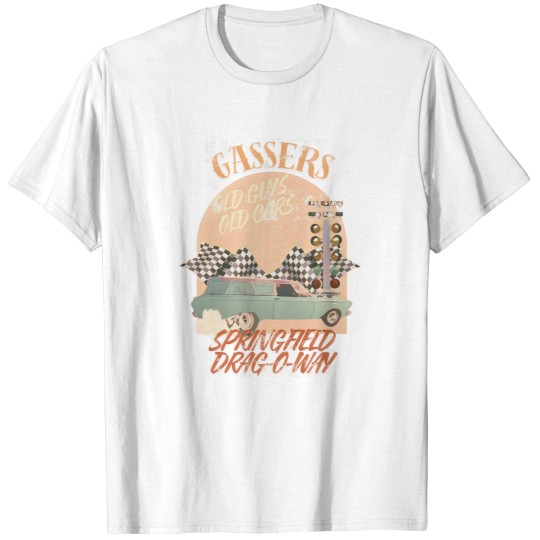 Discover Gassers drag strip T-Shirts