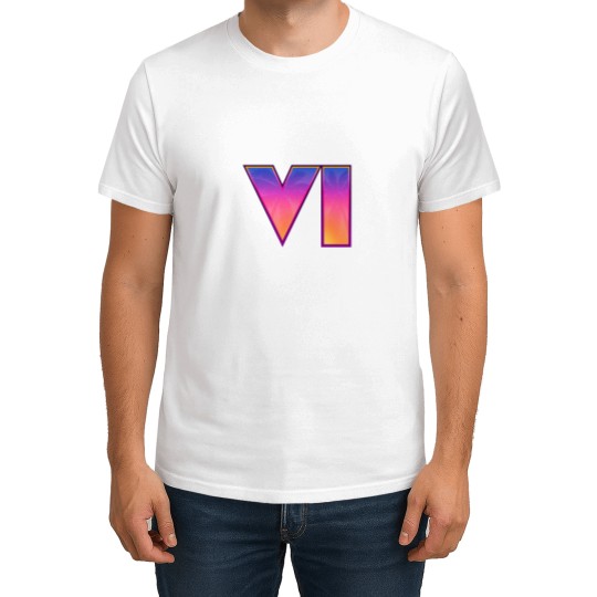Discover Grand Theft Auto 6 Logo Original Print T-Shirts