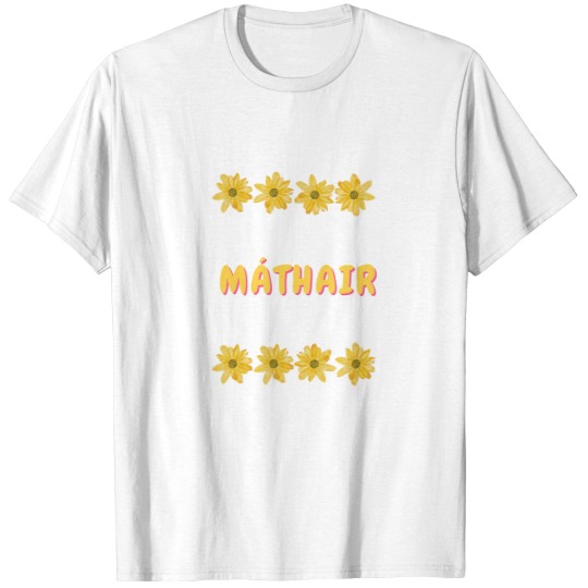 Discover Mothers Day Máthair Gaeilge Yellow Flowers T-Shirts
