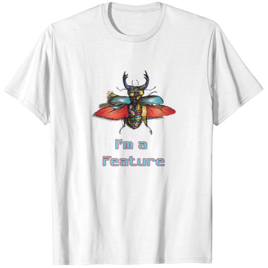 Discover I'm a Feature' Colored - Retro  for T-shirts - mugs - phone cases and other accessories T-Shirts
