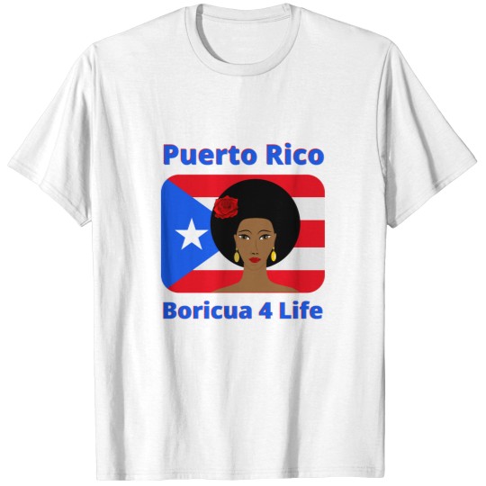 Discover Puerto Rico Boriqua 4 Life T-Shirts