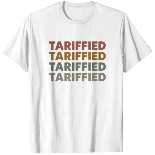 Discover Tarrified Shirt, Political Pun Tee, Anti Trump Shirt, Anti MAGA Shirt, Subtle FDT Shirt