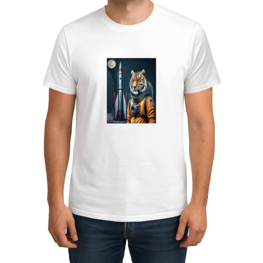 Discover An Americans  Tigers Astronautss with Full moons T-Shirts
