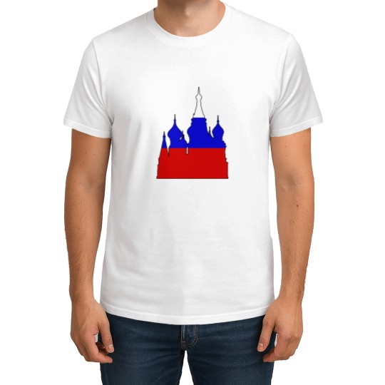 Discover Russiass - Saint Basil's Cathedral (Flag) _010 T-Shirts
