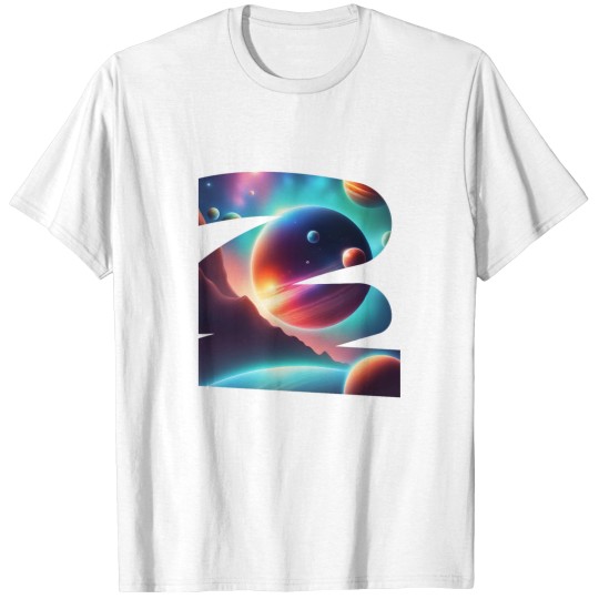 Discover Planets color in spaces Art Print - Galactic Dreams Radiant Planets in the Cosmos T-Shirts