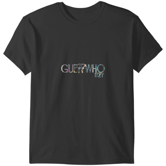 Discover ITZY Guess Who Logo Abstract T-Shirts