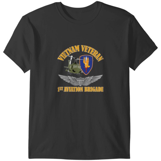 Discover 1St Aviation Uh-1 Gunship Pilot Wings T-Shirts