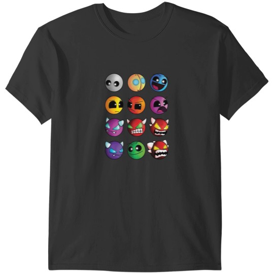 Discover Geometry dash unblocked level Pack Active T-Shirts