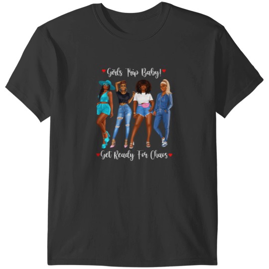 Discover african american girls trip baby funny vacation black girls t T-Shirts