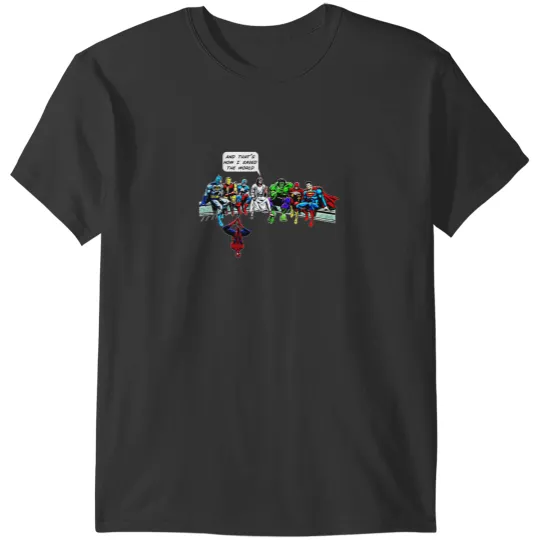Discover And That's How I Saved The World Jesus Superheros Christian T-Shirts