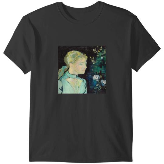 Discover Vincent Van Gogh Portrait Adeline Ravoux 1890 Square Art Exhibition Print T-Shirts