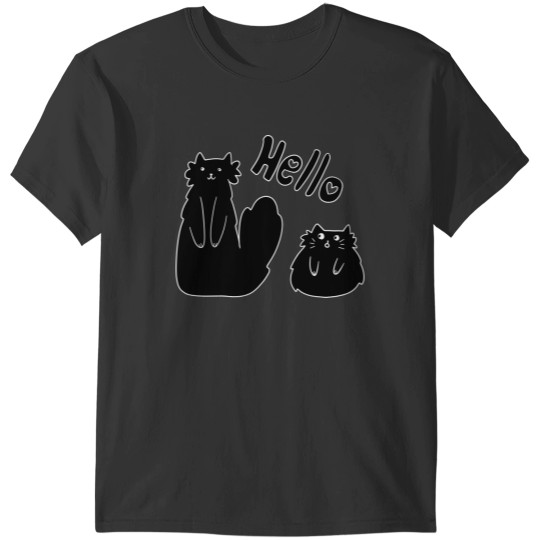 Discover Hello Black Cats T-Shirts