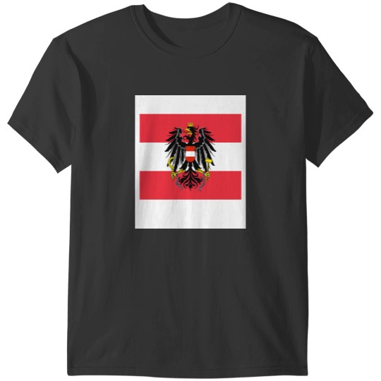 Discover Austria T-ShirtAustrian Coat of 2-Sided) T-Shirt_by Forss Design _ T-Shirts