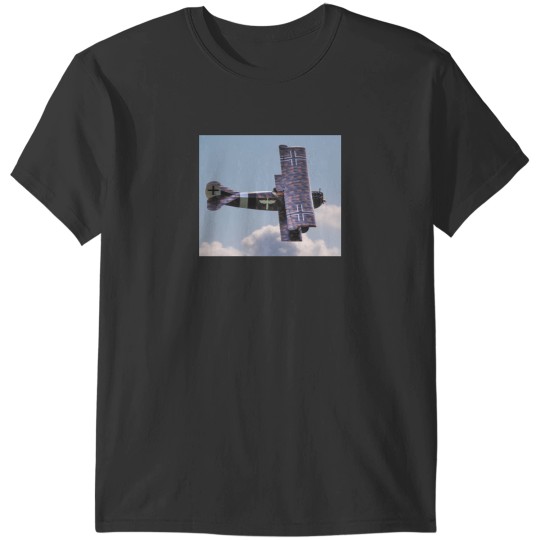 Discover 1917 Fokker D VII in Flight  Long T-Shirts