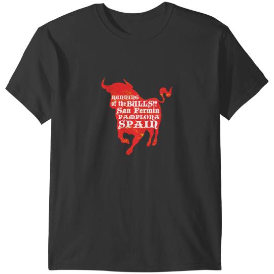 Discover Running of the Bulls T-Shirts