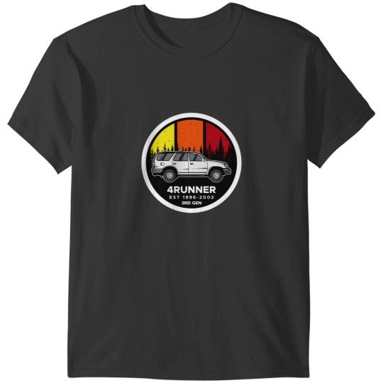 Discover Toyot1a 4runner Logo (3rd Gen) White - Type 2 T-Shirts