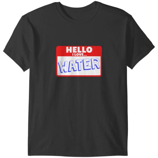 Discover Water Sticker T-Shirts