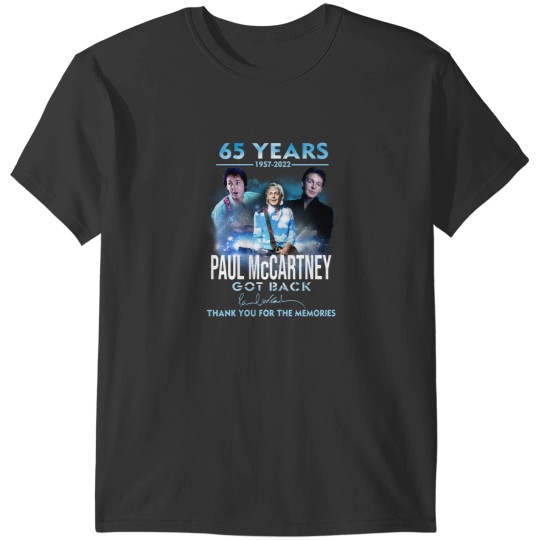 Discover Paul McCártney thanks for memories T-Shirts