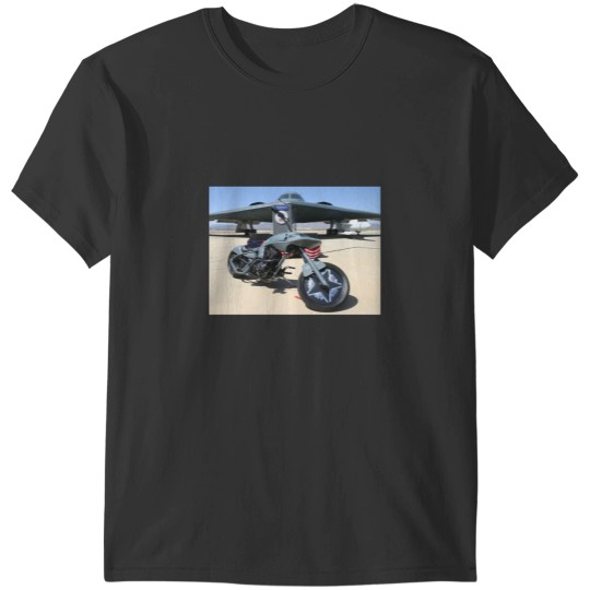 Discover B- Stealth bomber and bike T-Shirts