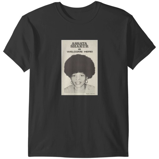 Discover Assata Shakur Is Welcome Here T-Shirts
