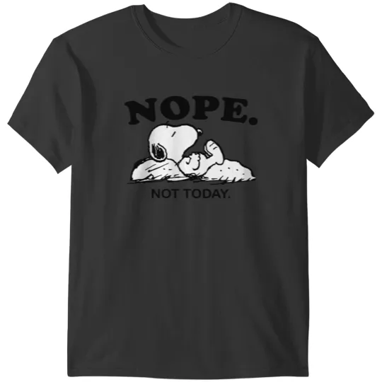 Discover Snoopy Nope Not Today T-Shirts
