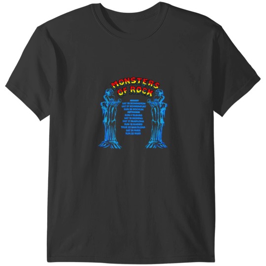 Discover 1988 Monsters Of Rock Tour T-Shirts