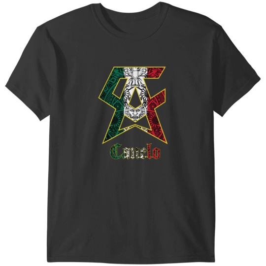 Discover Canelo Boxing Mexican Style Mexico Saul Alvarez Logo Symbol unisex T-Shirts