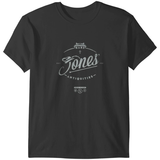 Discover Jones' Rare Antiquities silver T-Shirts