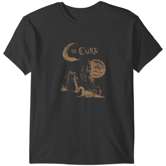Discover The Cure Cat Moon T-Shirt for Cat Owners