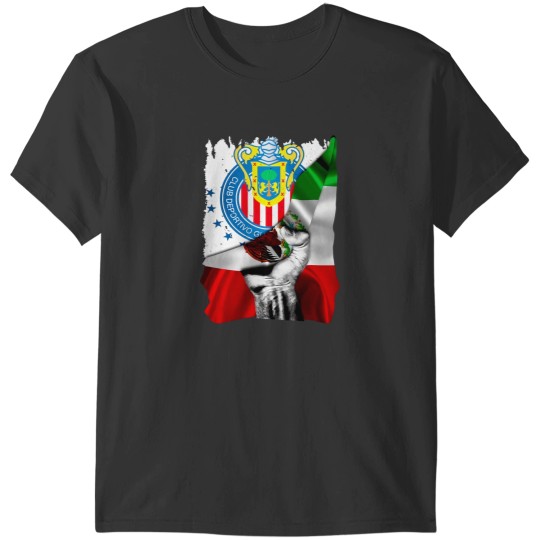 Discover Chivas De Guadalajara Flag Mexico Football Club Orgullo Mexicano T-Shirts