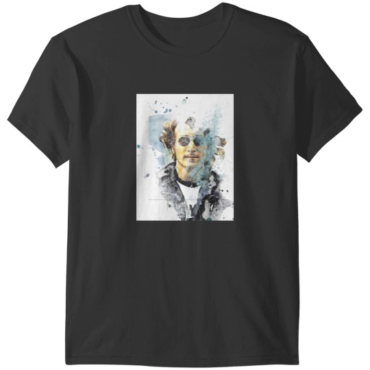 Discover John Lennons Abstract Portrait Fitted T-Shirts