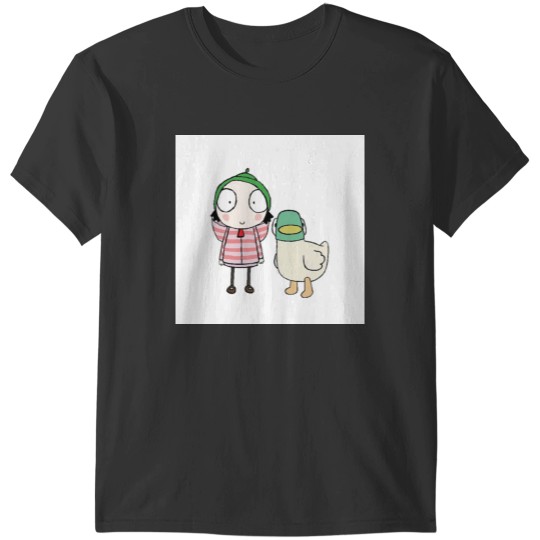 Discover Sarah and duck childrens cartoon T-Shirts