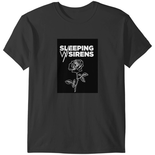 Discover Sleeping with Sirens Rose Logo T-Shirts