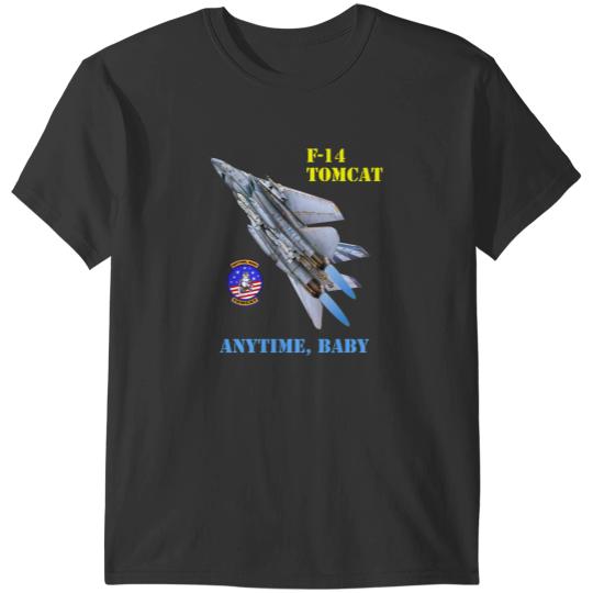 Discover F-14 Tomcat - Anytime, Baby T-Shirts