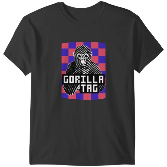 Discover Gorilla Tag Black and White Gorilla Shirt T-Shirts