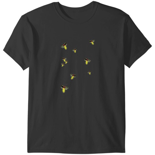 Discover Fireflies lightning bugs summer night sky Sticker T-Shirts