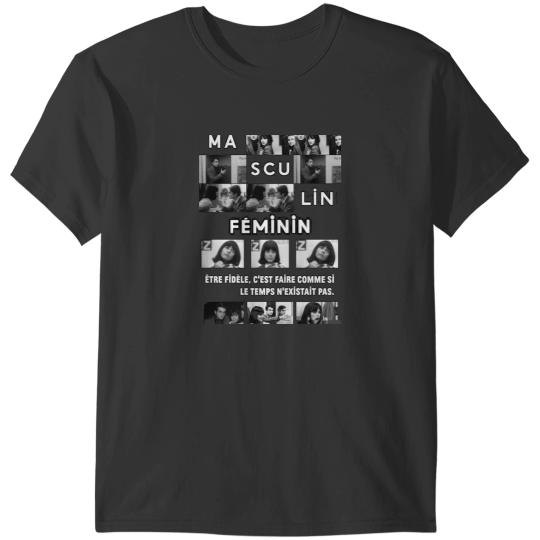 Discover Masculin Féminin (1966 film) Jean Luc Godard Poster T-Shirts