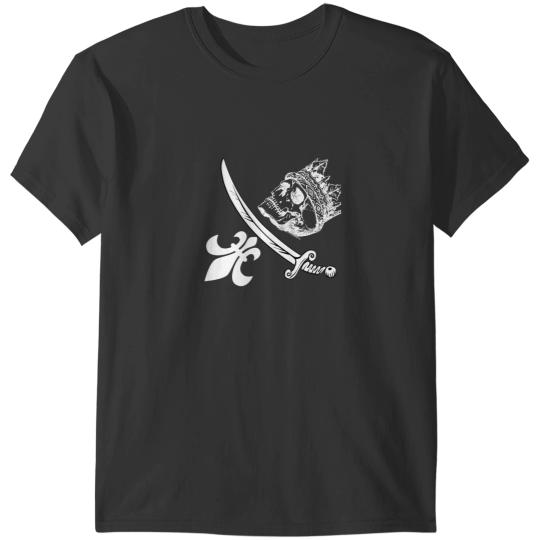 Discover Jean Lafitte Pirate Flag - Reverse T-Shirts